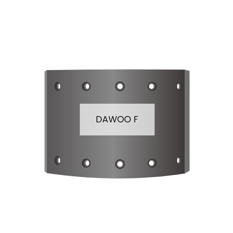 DAWOO F Brzdové obloženie Korea Truck Brake Auto Parts 16mm hrúbka