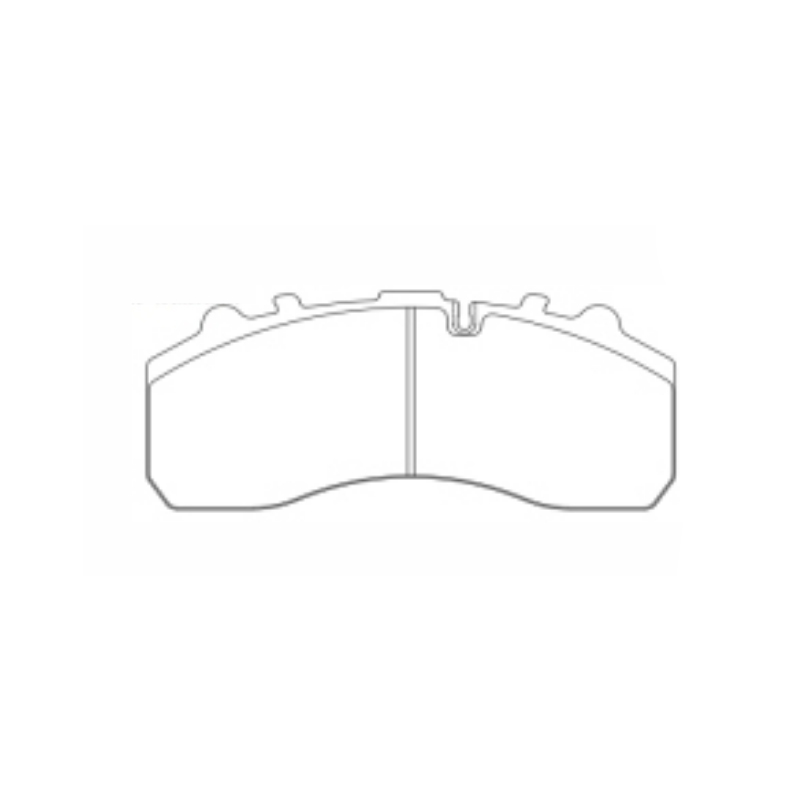 Brzdová doštička pre nákladné auto 29087/29105/29106/29108/29109/29163/29179/29201/29202 pre BPW,DAF